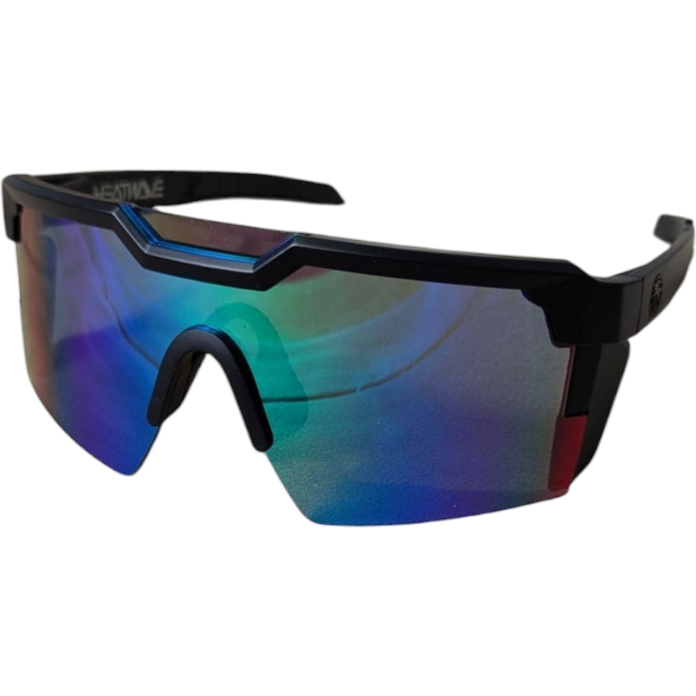 Heatwave Lazerface Green Blue Lens Future Tech Outdoor Sunglasses